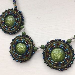 Handmade Artisan Beaded Necklace